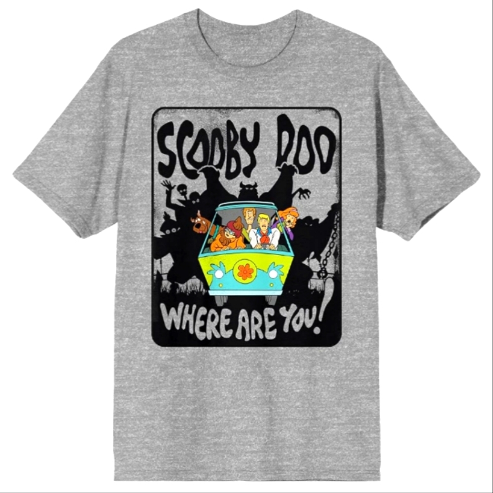 Scooby-Doo Mystery Machine Gray Tee